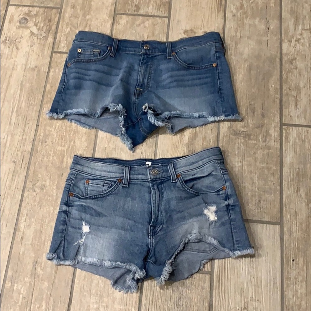 7 For All Mankind Shorts Lot